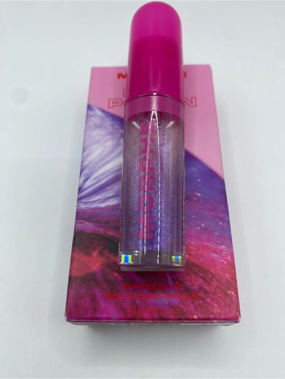 Morphe Lust Potion Bi Phase Lip Oil Gloss Pure Passion‎ 3.2mL / 0.11 fl oz NIB